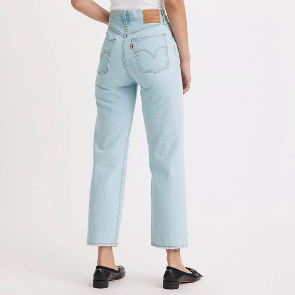 Ribcage Straight Ankle Women's Jeans 24x27 - Picture 2 of 6